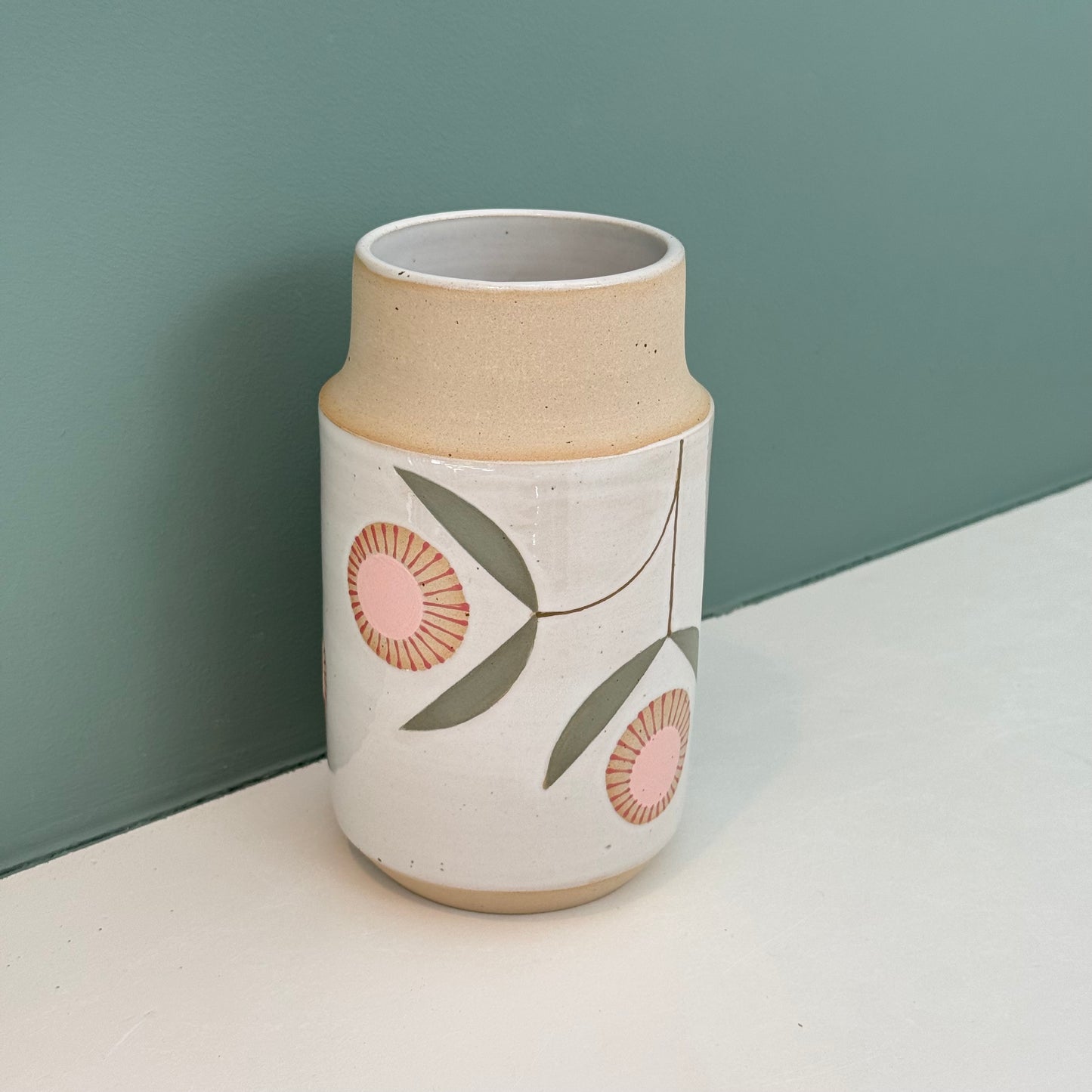 Vase, pink flower II