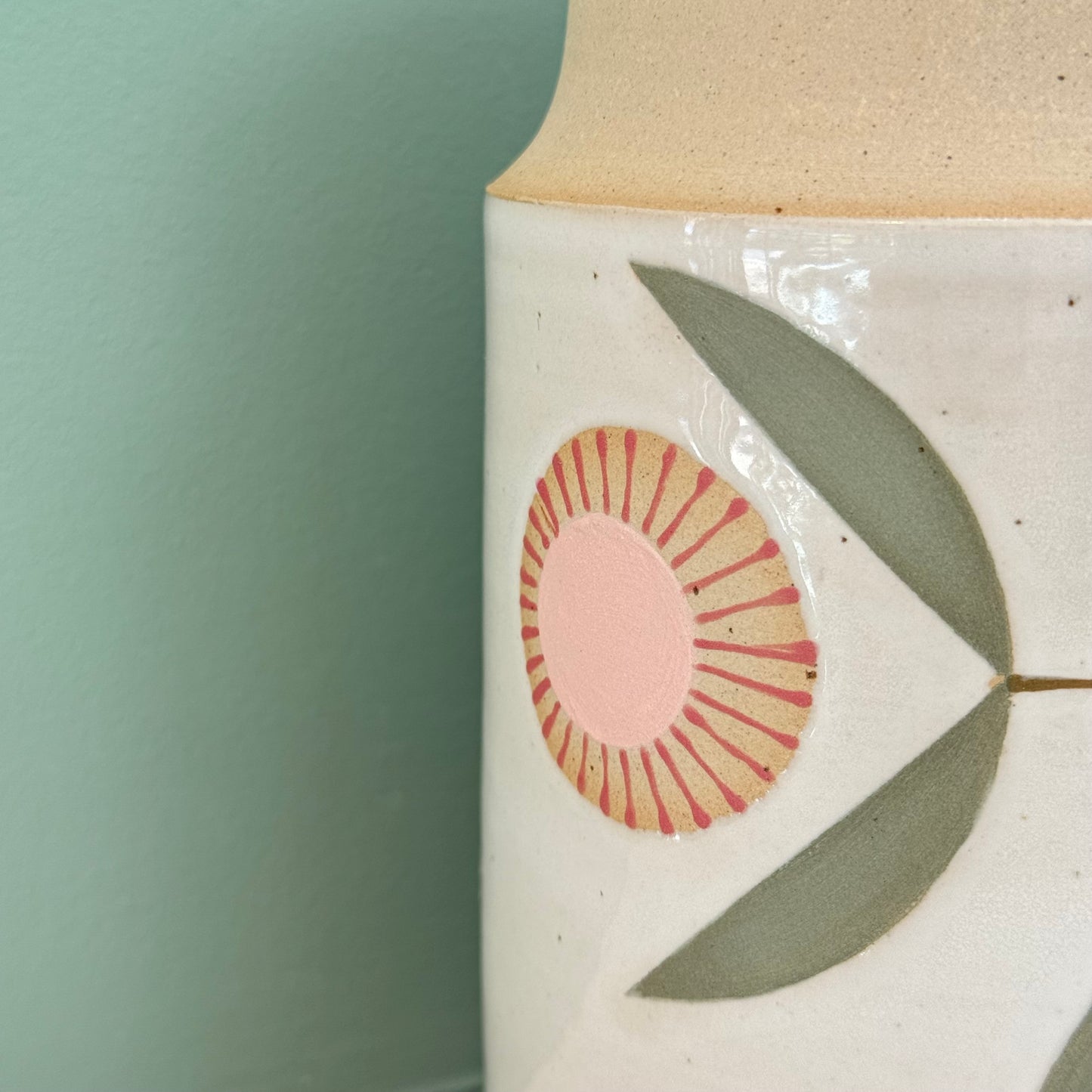 Vase, pink flower II