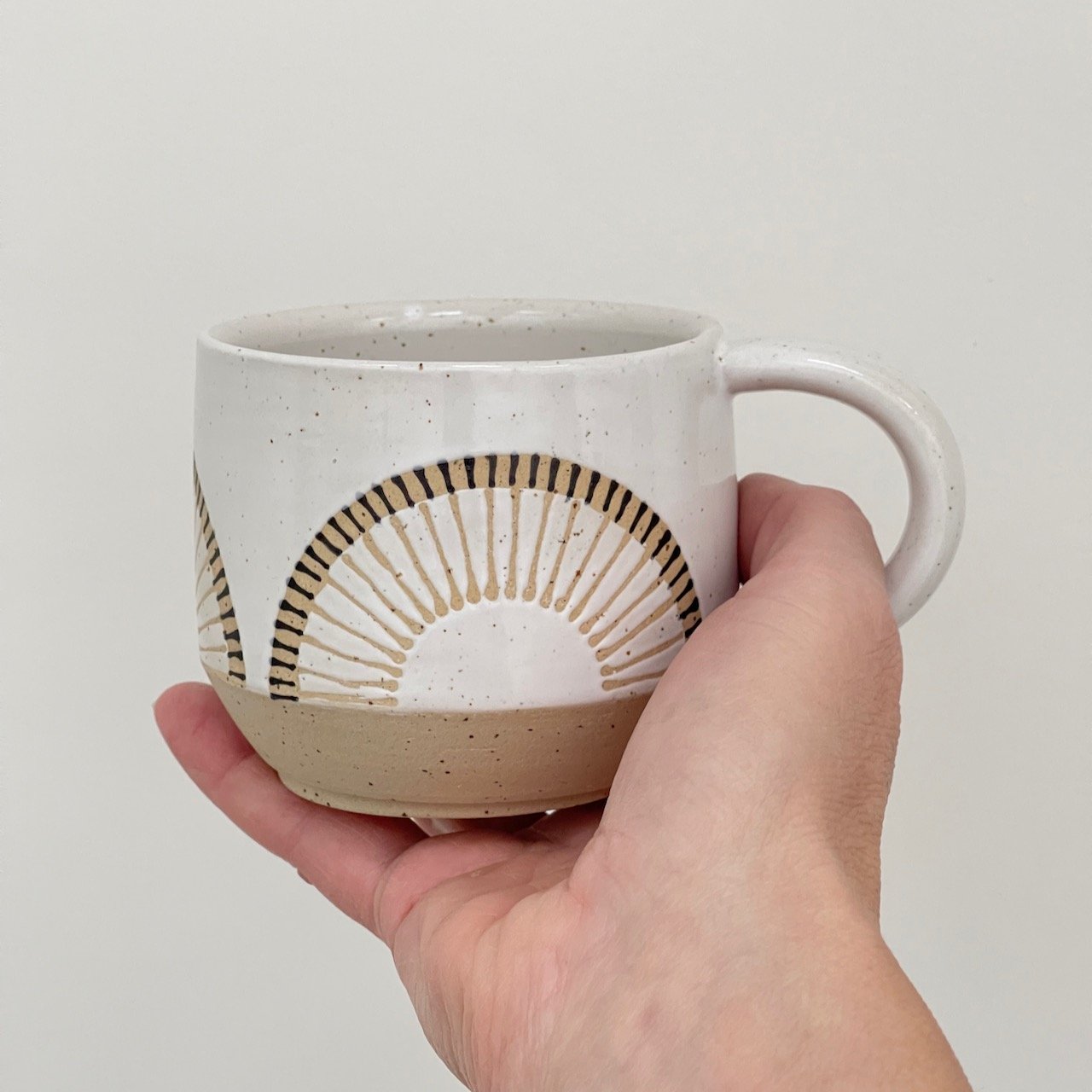 Small Mug, double rays