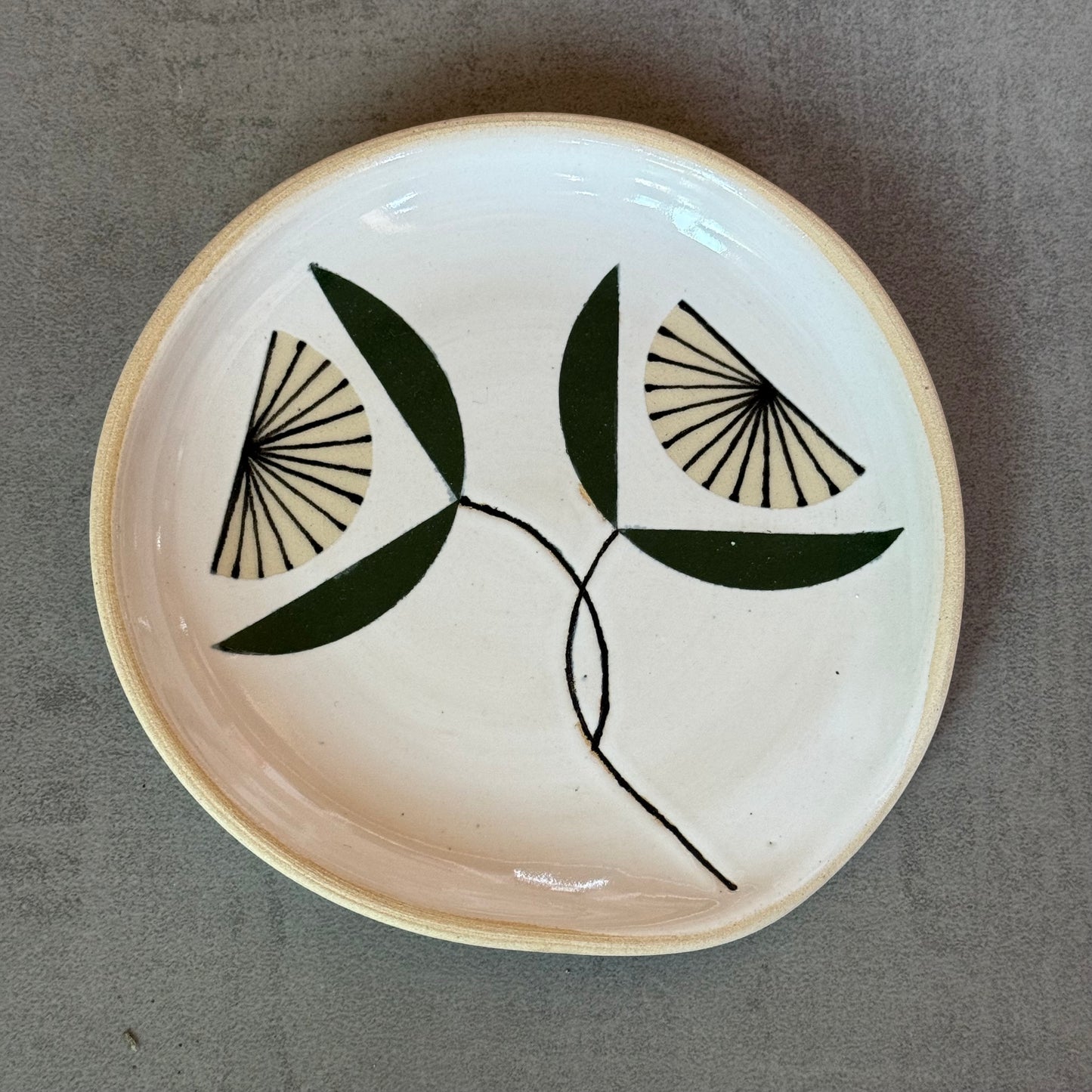 Spoon rest, double flower