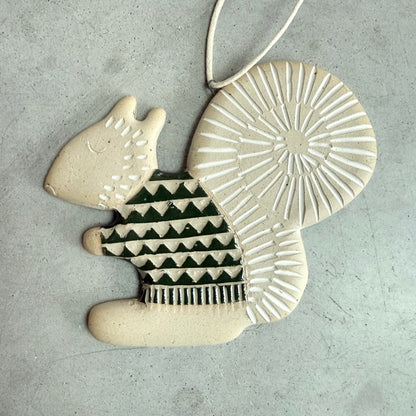 Squirrel ornament