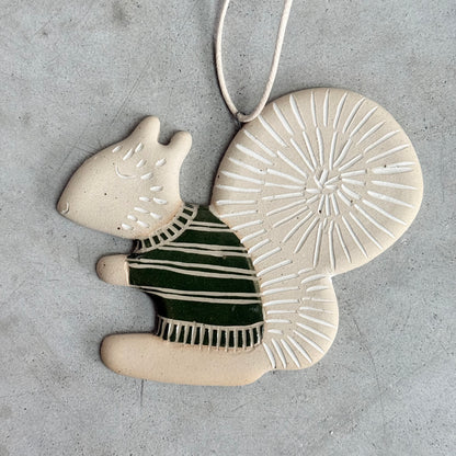 Squirrel ornament