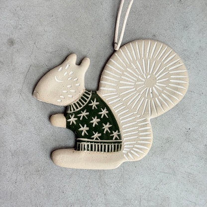 Squirrel ornament