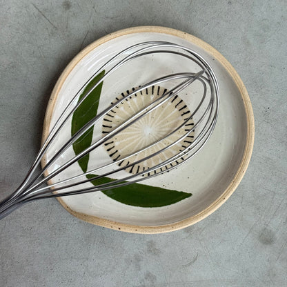 Spoon rest, radial flower