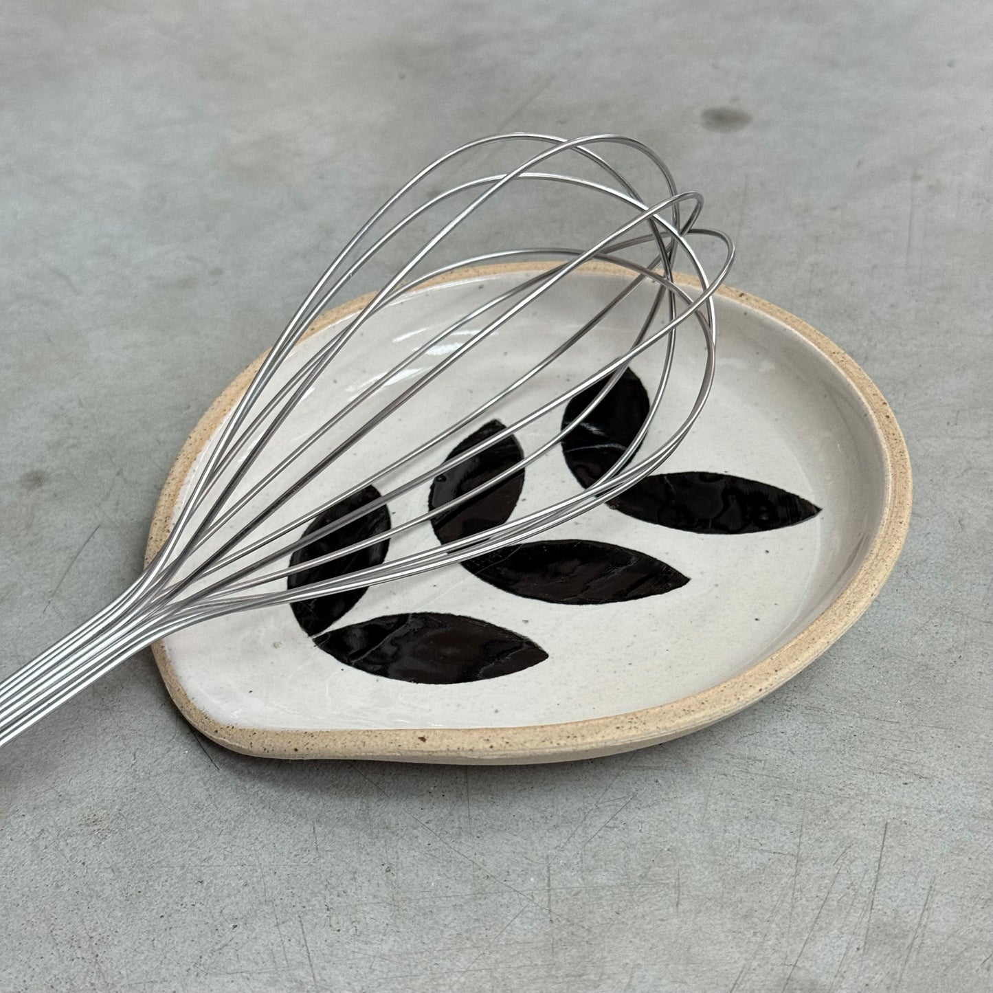 Spoon rest, leaves