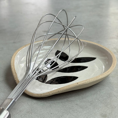 Spoon rest, leaves