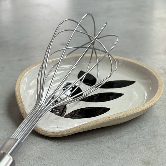Spoon rest, leaves