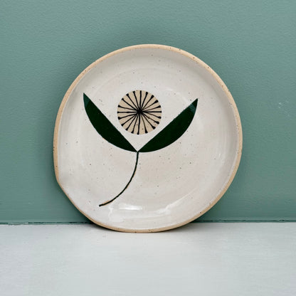 Spoon rest, radial flower
