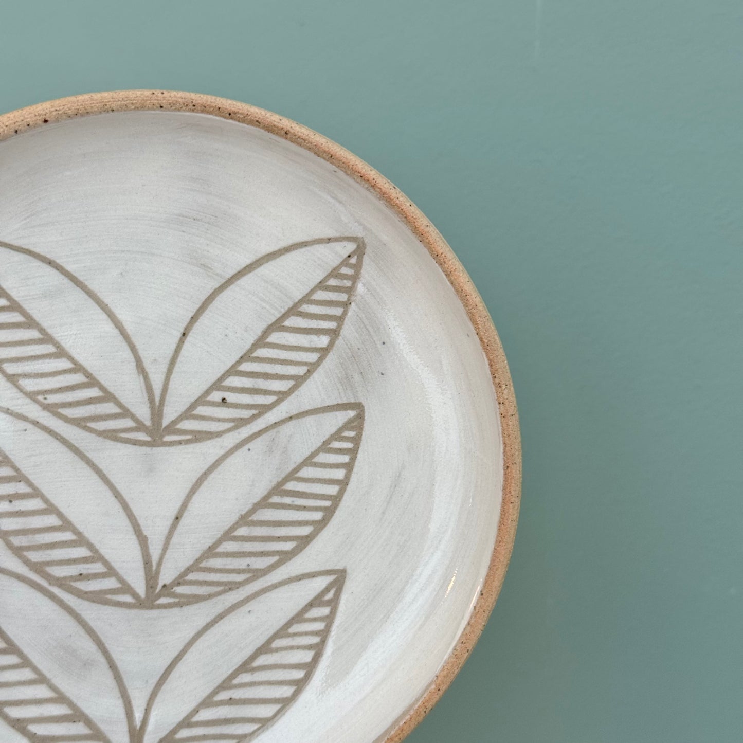 Spoon rest, leaves white II