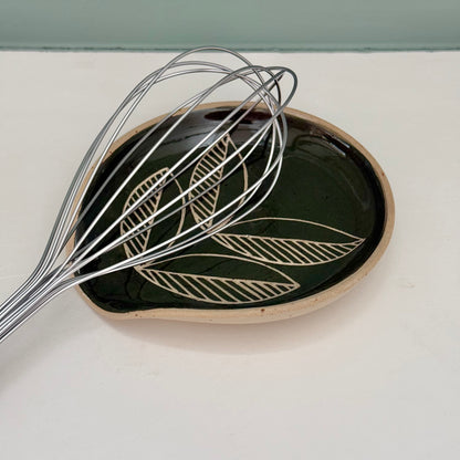 Spoon rest, leaves green