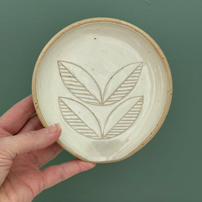 Spoon rest, leaves white