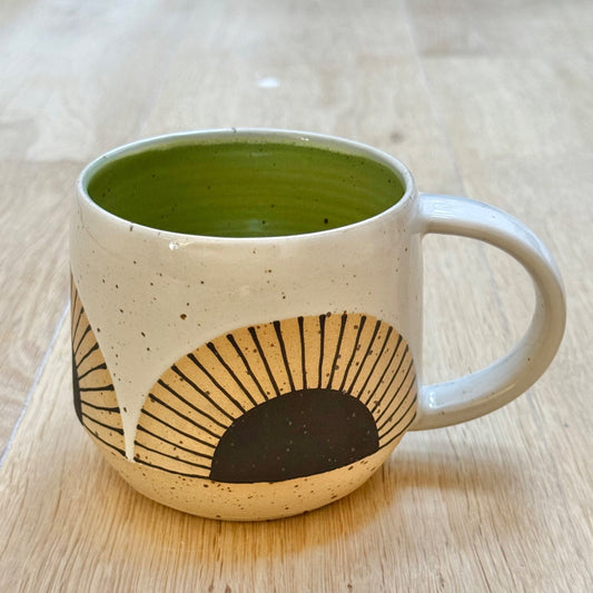 Mug, black sun II