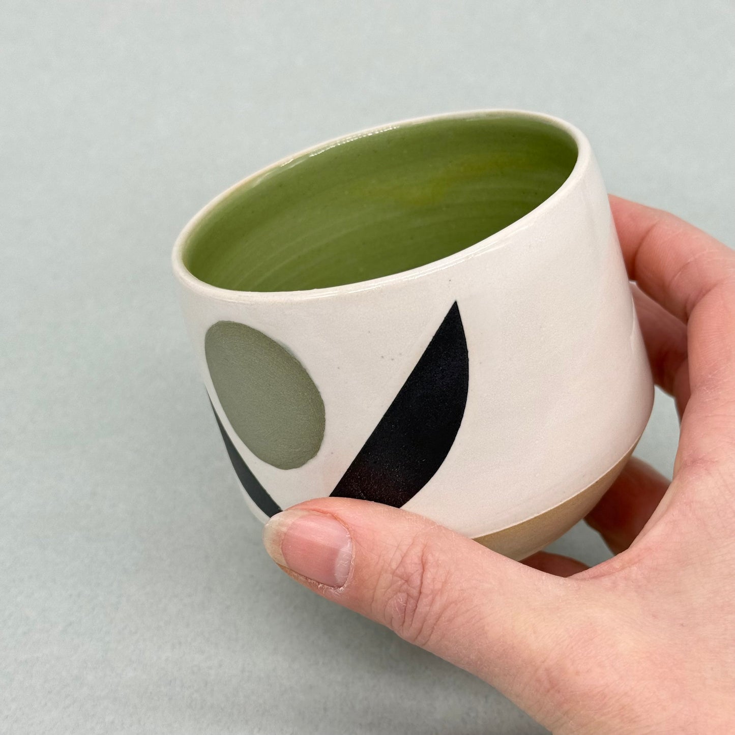 Cup, green flower