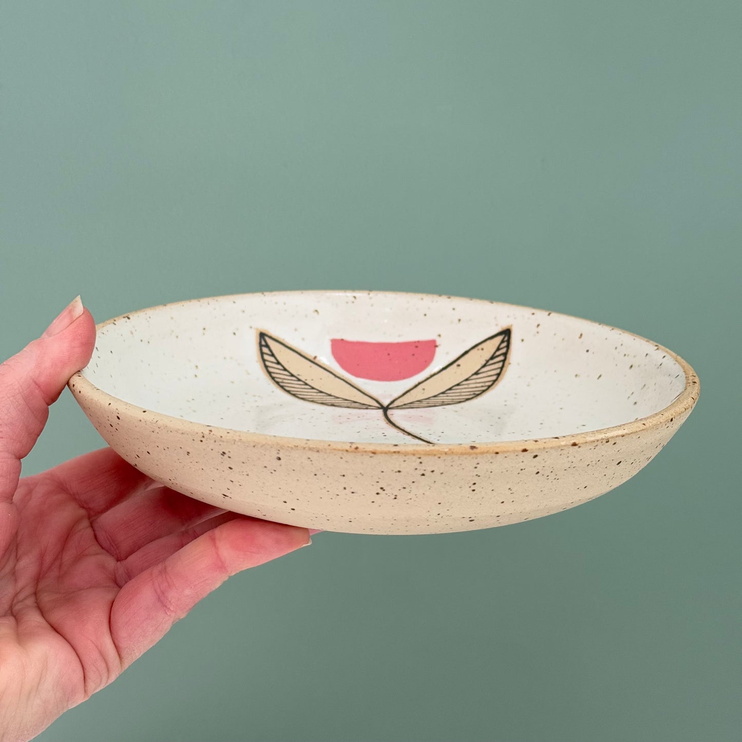 Small Bowl, pink flower