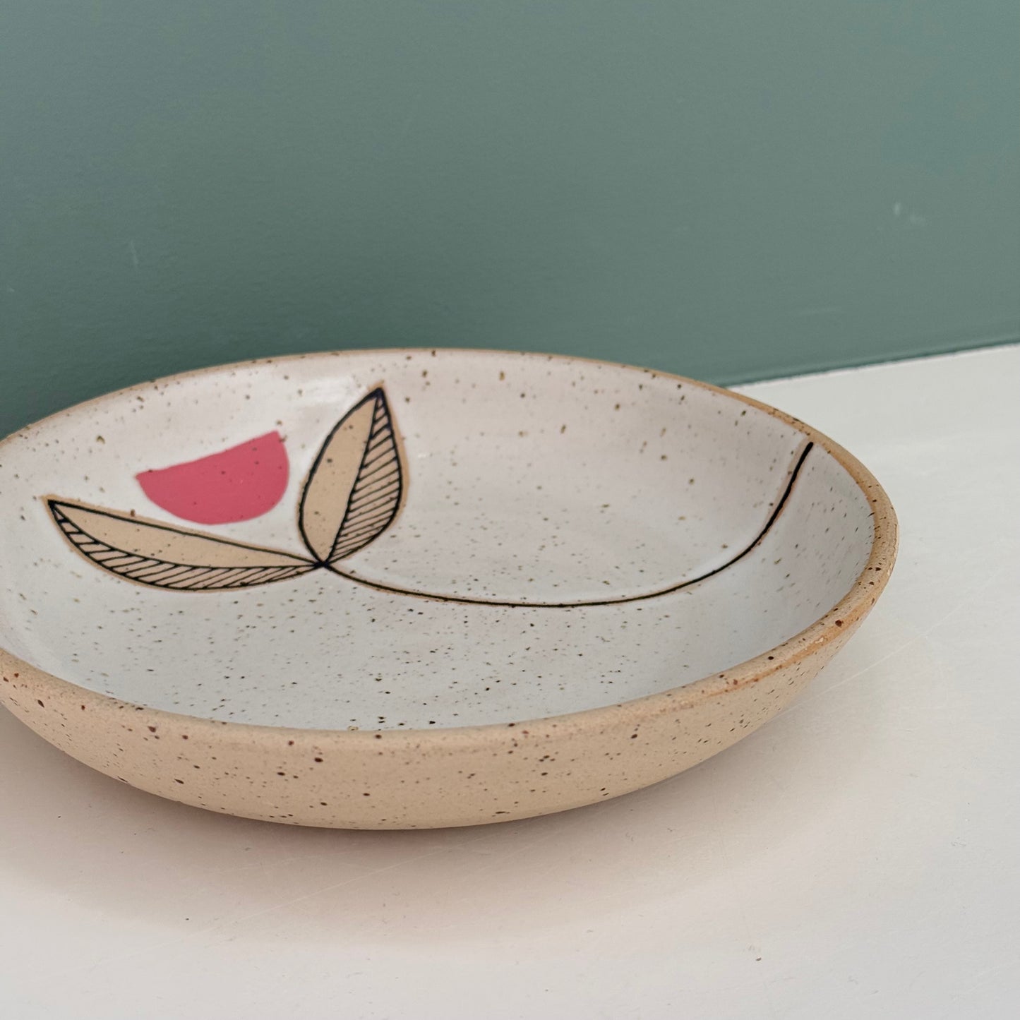 Small Bowl, pink flower