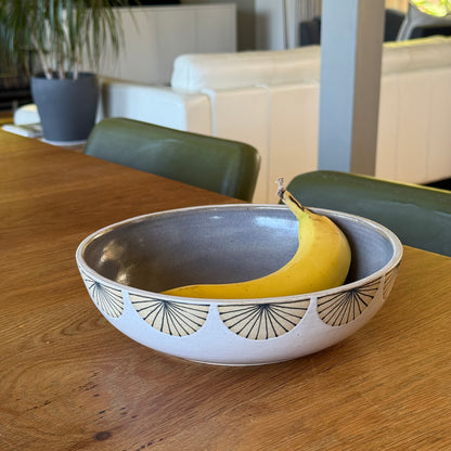 Bowl, radial rim
